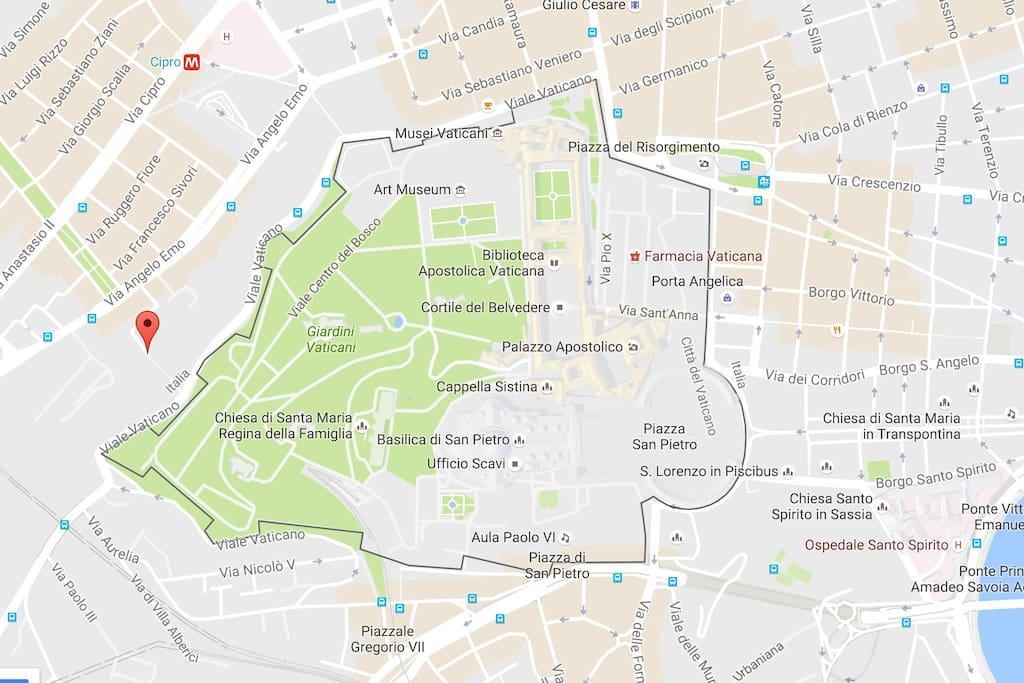 Il Pesco Al Vaticano Řím Exteriér fotografie